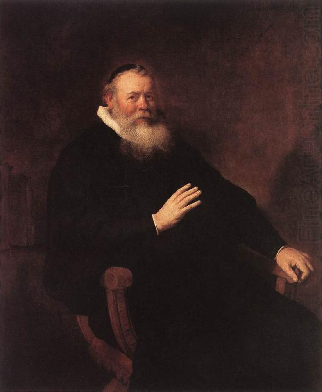 REMBRANDT Harmenszoon van Rijn Portrait of Eleazer Swalmius china oil painting image